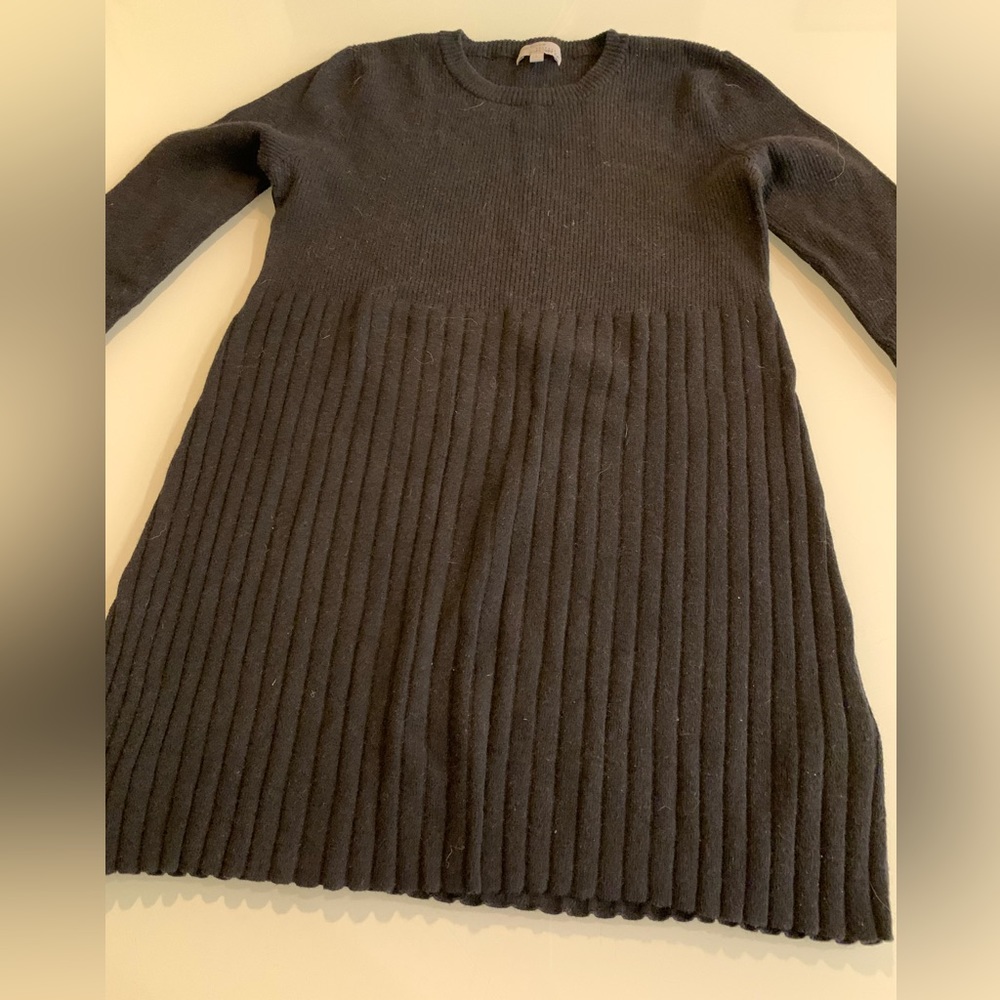 Jackpot Long Sleeved Crew Neck Black Sweater
